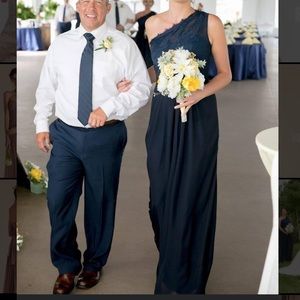 Navy Blue Bridesmaid/Formal Dress